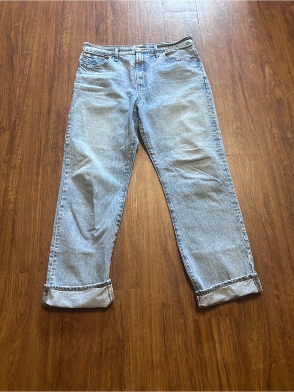 Madewell Light Blue Straight-Leg Jeans 90’s jeans